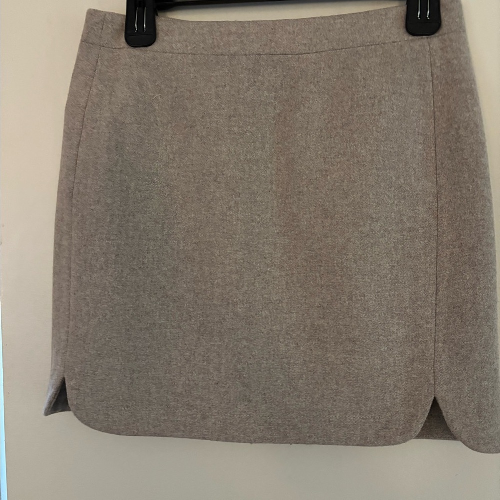 J. Crew Classic Beige Mini Skirt